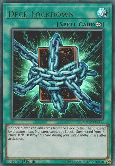 Deck Lockdown (DUOV-EN090) [Duel Overload]