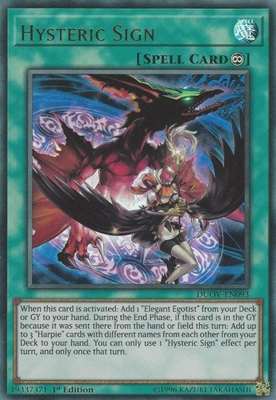 Hysteric Sign (DUOV-EN093) [Duel Overload]