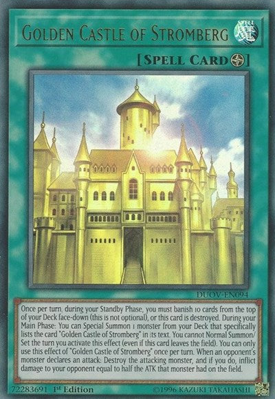 Golden Castle of Stromberg (DUOV-EN094) [Duel Overload]