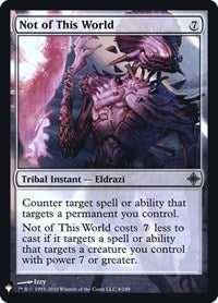 Not of This World (8) [The List Reprints]