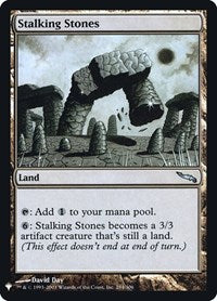 Stalking Stones (284) [The List Reprints]