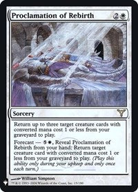 Proclamation of Rebirth (15) [The List Reprints]