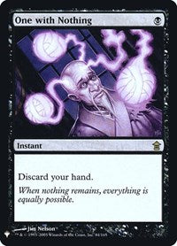 One with Nothing (84) [The List Reprints]