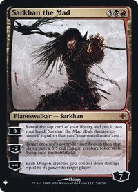 Sarkhan the Mad (214) [The List Reprints]