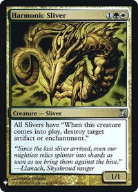 Harmonic Sliver (240) [The List Reprints]