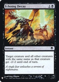 Echoing Decay (41) [The List Reprints]
