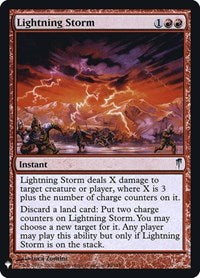 Lightning Storm (89) [The List Reprints]