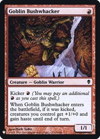 Goblin Bushwhacker (125) [The List Reprints]