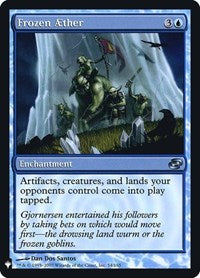 Frozen Aether (54) [The List Reprints]