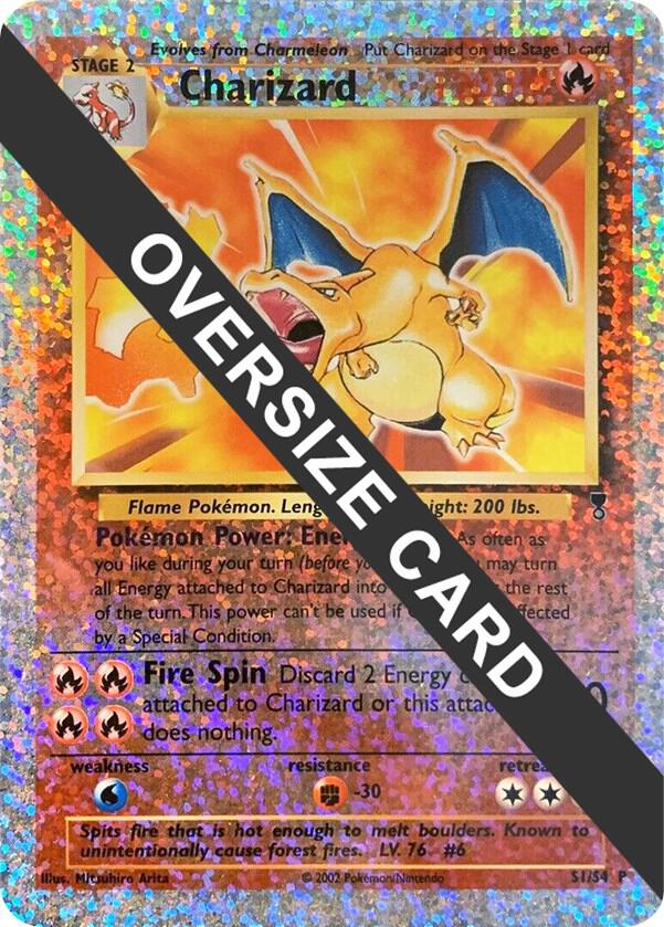 Charizard - S1/S4 (Box Topper) (S1/S4) [Jumbo Cards]