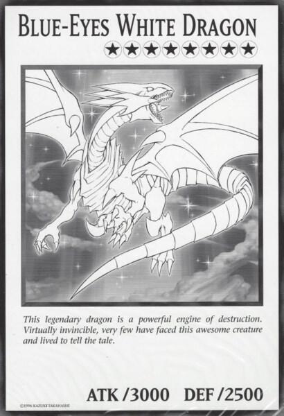 Blue-Eyes White Dragon (Oversized) [Duel Overload]