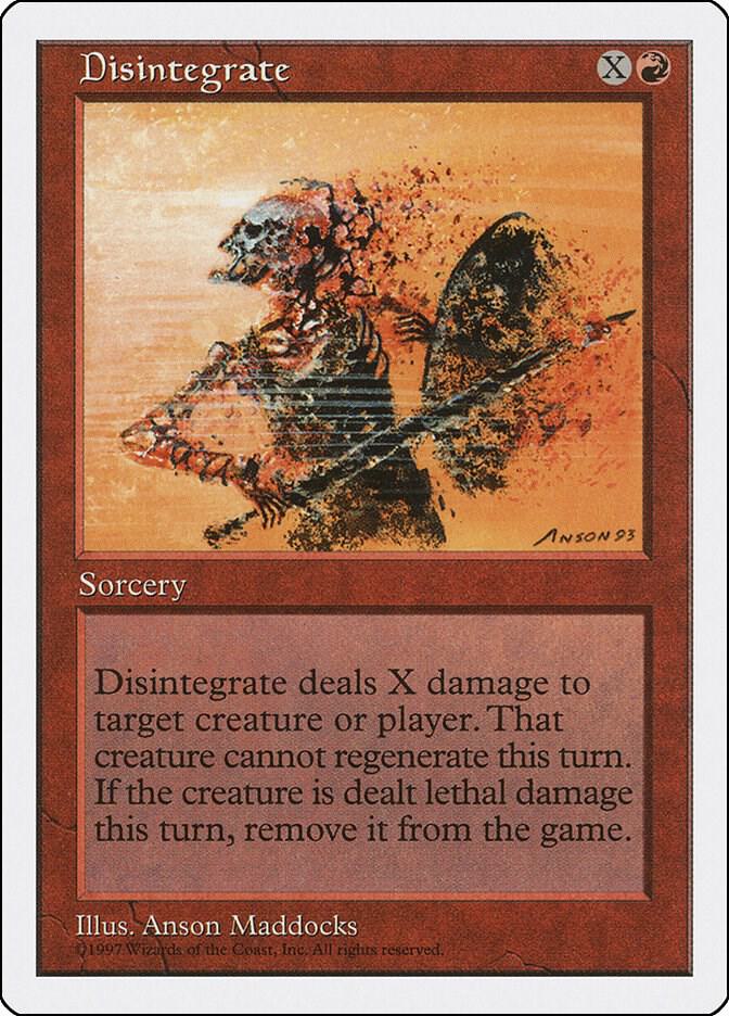 Disintegrate [Fifth Edition]