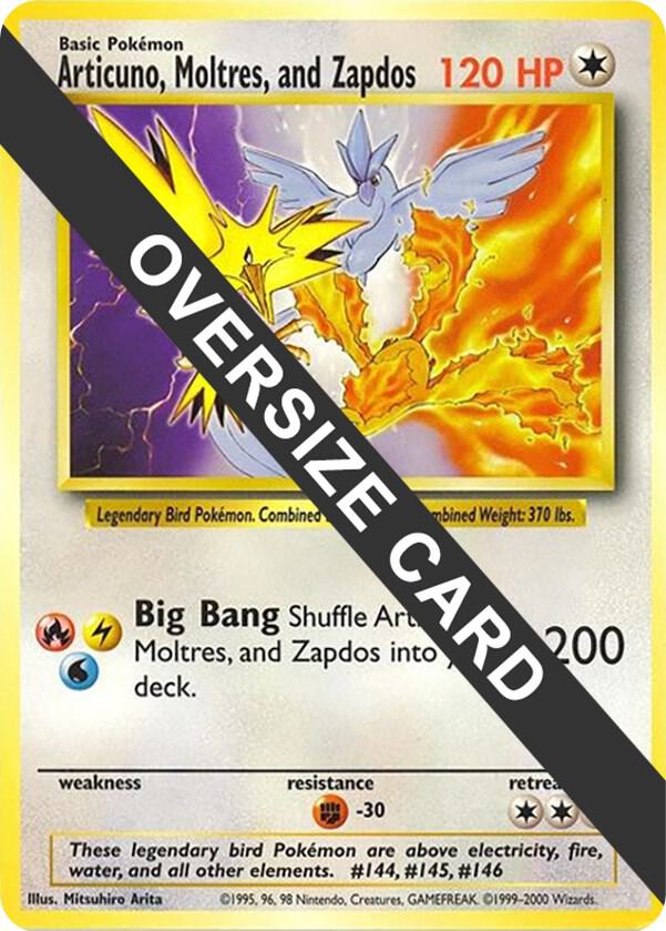 Articuno, Moltres, and Zapdos (Warner Bros. Promo) [Jumbo Cards]