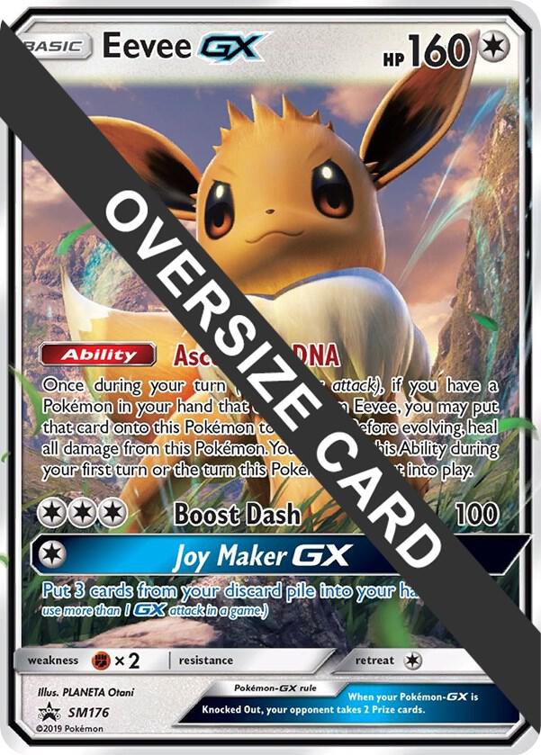 Eevee GX - SM176 (SM Black Star Promo) (SM176) [Jumbo Cards]