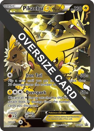 Pikachu EX XY124  - Holofoil Jumbo Cards - Promo
