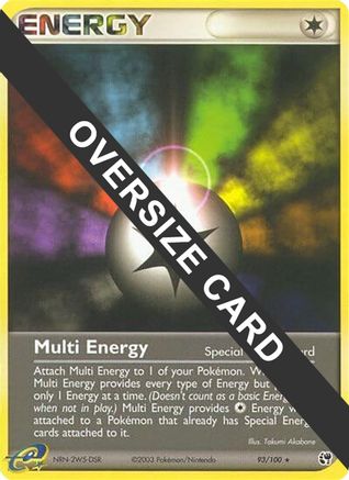 Multi Energy 093/100  - Holofoil Jumbo Cards - Promo
