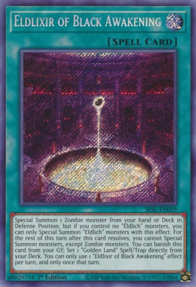 Eldlixir of Black Awakening (SESL-EN029) [Secret Slayers]