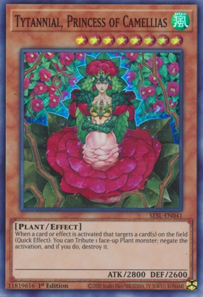 Tytannial, Princess of Camellias (SESL-EN041) [Secret Slayers]
