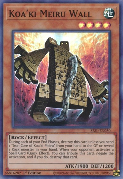 Koa'ki Meiru Wall (SESL-EN050) [Secret Slayers]