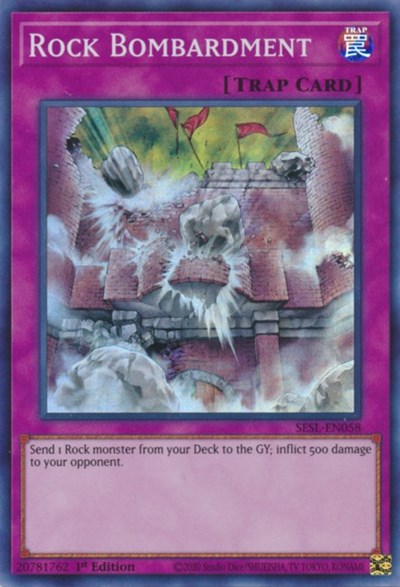 Rock Bombardment (SESL-EN058) [Secret Slayers]