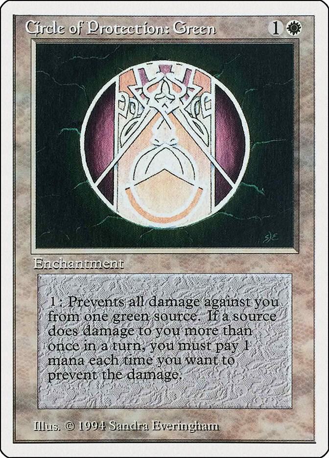 Circle of Protection: Green (11) [Summer Magic]