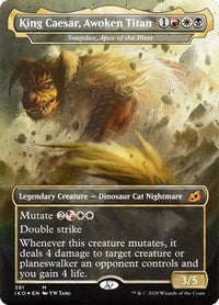 King Caesar, Awoken Titan - Snapdax, Apex of the Hunt (381) [Ikoria: Lair of Behemoths]