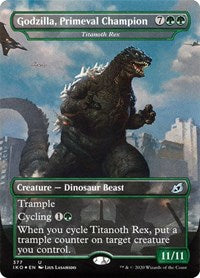 Godzilla, Primeval Champion - Titanoth Rex (377) [Ikoria: Lair of Behemoths]