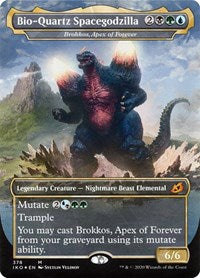 Bio-Quartz Spacegodzilla - Brokkos, Apex of Forever (378) [Ikoria: Lair of Behemoths]