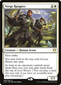 Verge Rangers (29) [Commander 2020]