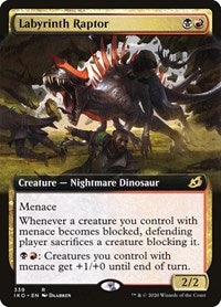 Labyrinth Raptor (Extended Art) (339) [Ikoria: Lair of Behemoths]