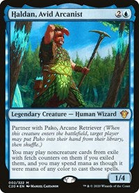 Haldan, Avid Arcanist (2) [Commander 2020]