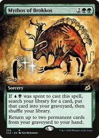 Mythos of Brokkos (Extended Art) (329) [Ikoria: Lair of Behemoths]