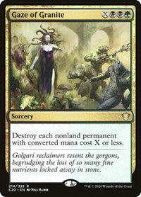 Gaze of Granite (214) [Commander 2020]