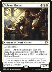 Solemn Recruit (99) [Commander 2020]