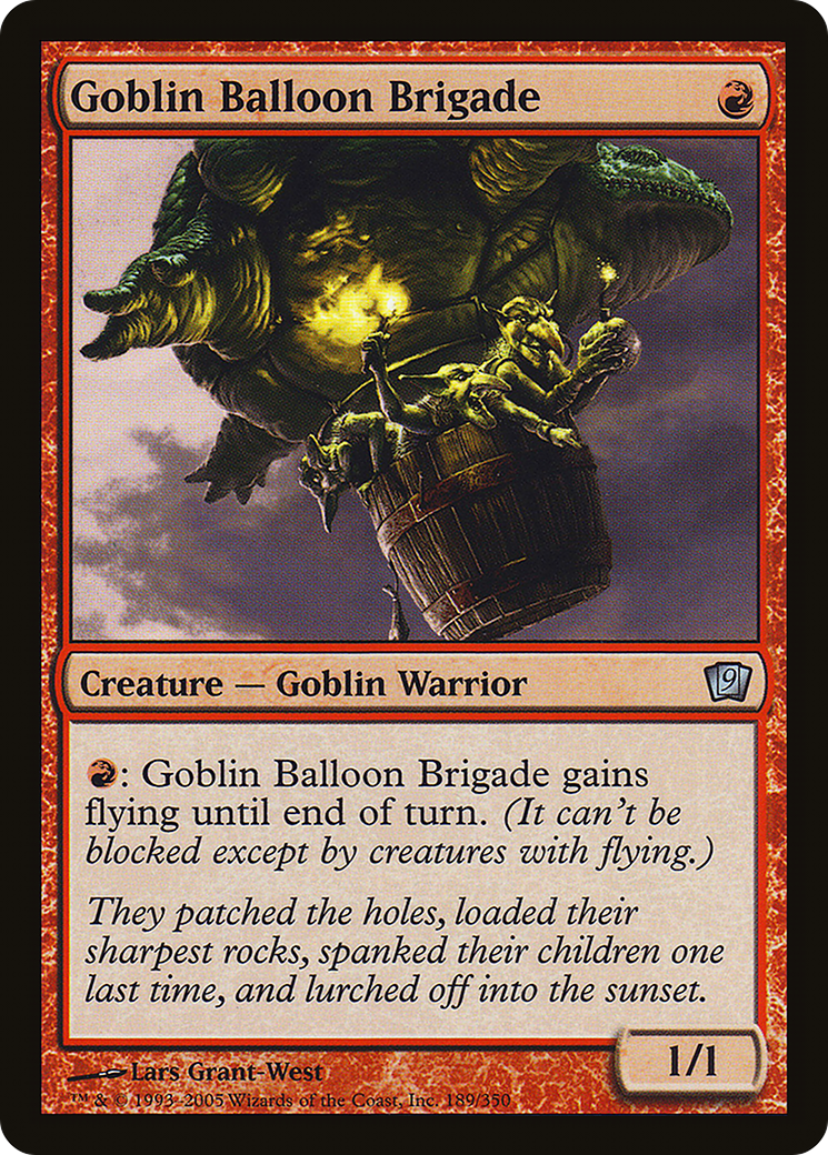 Goblin Balloon Brigade (9ED-189★) - 9th Edition