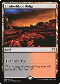 Shadowblood Ridge (309) [Commander 2020]