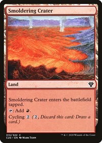Smoldering Crater (313) [Commander 2020]