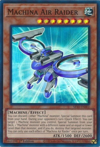 Machina Air Raider (SR10-EN002) [Structure Deck: Mechanized Madness]