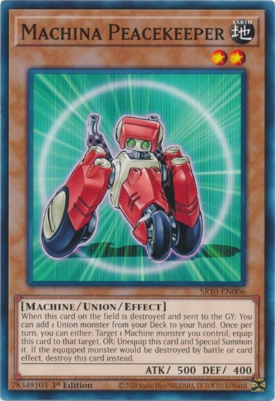 Machina Peacekeeper (SR10-EN006) [Structure Deck: Mechanized Madness]