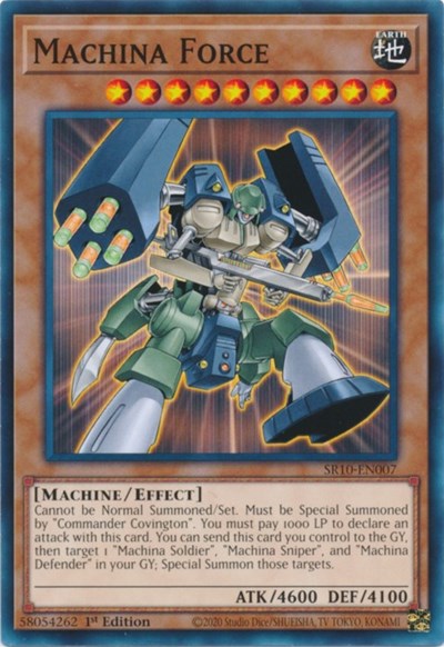 Machina Force (SR10-EN007) [Structure Deck: Mechanized Madness]