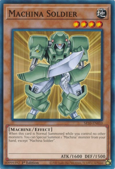 Machina Soldier (SR10-EN010) [Structure Deck: Mechanized Madness]