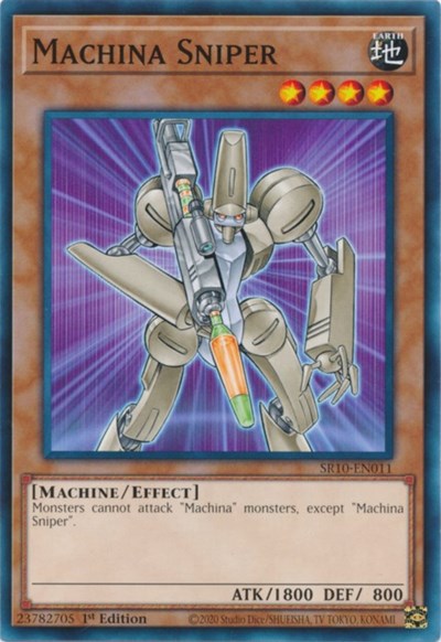 Machina Sniper (SR10-EN011) [Structure Deck: Mechanized Madness]