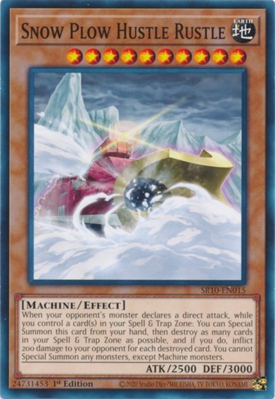 Snow Plow Hustle Rustle (SR10-EN015) [Structure Deck: Mechanized Madness]