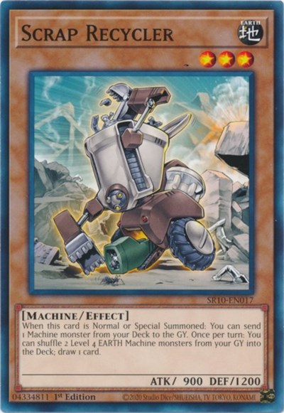 Scrap Recycler (SR10-EN017) [Structure Deck: Mechanized Madness]