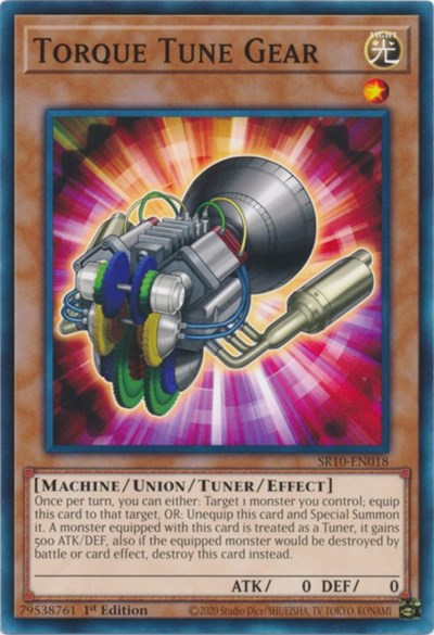 Torque Tune Gear (SR10-EN018) [Structure Deck: Mechanized Madness]