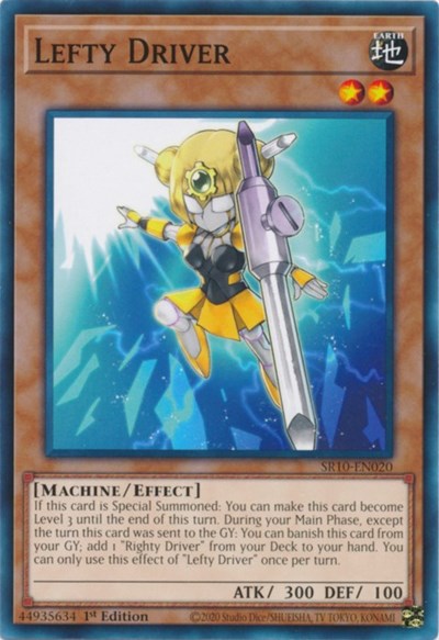 Lefty Driver (SR10-EN020) [Structure Deck: Mechanized Madness]