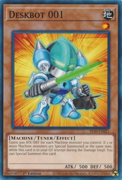 Deskbot 001 (SR10-EN021) [Structure Deck: Mechanized Madness]