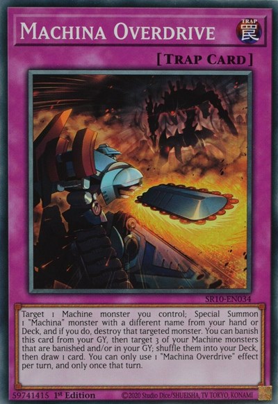 Machina Overdrive (SR10-EN034) [Structure Deck: Mechanized Madness]