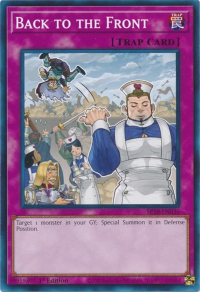 Back to the Front (SR10-EN036) [Structure Deck: Mechanized Madness]