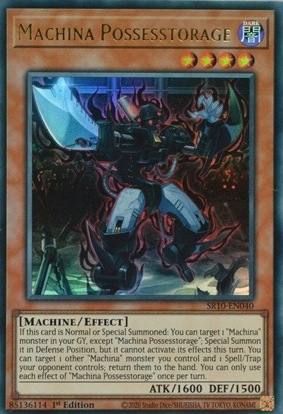 Machina Possesstorage (SR10-EN040) [Structure Deck: Mechanized Madness]